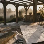 Construire pergola bois : dimensions et pose sur terrasse