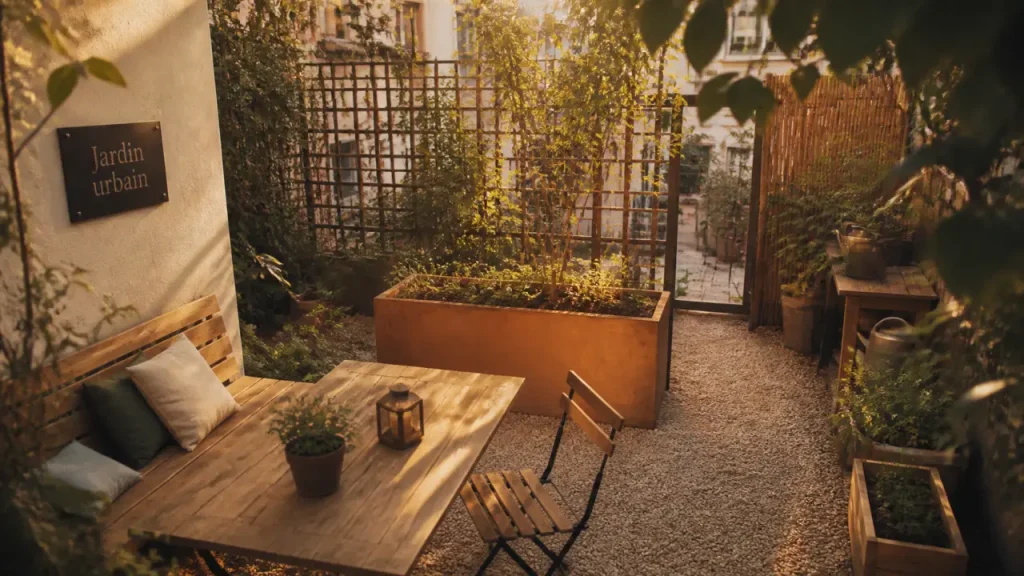 Petit jardin de ville : créer de l’intimité sans alourdir l’espace