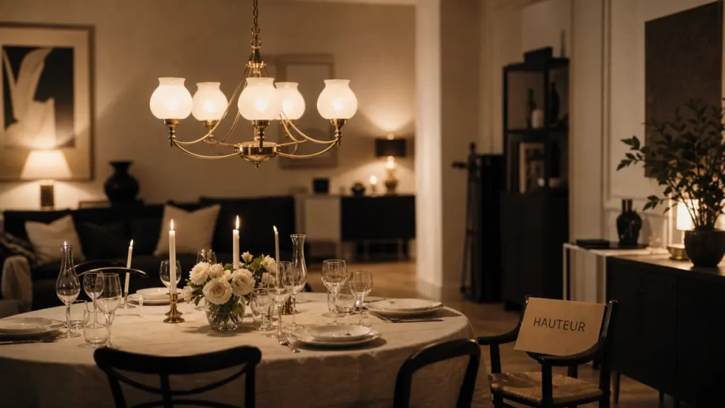 Lustres pour salon et salle à manger : choisir la bonne taille, le bon style et la bonne hauteur