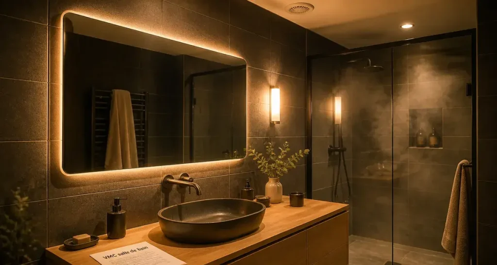 VMC pour salle de bain : simple flux, hygroréglable ou double flux, et les erreurs à éviter