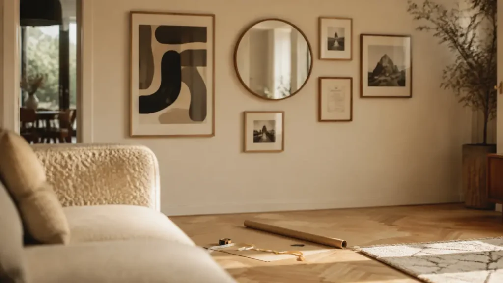 Décoration murale : choisir les bons formats, matières et styles sans rapetisser la pièce