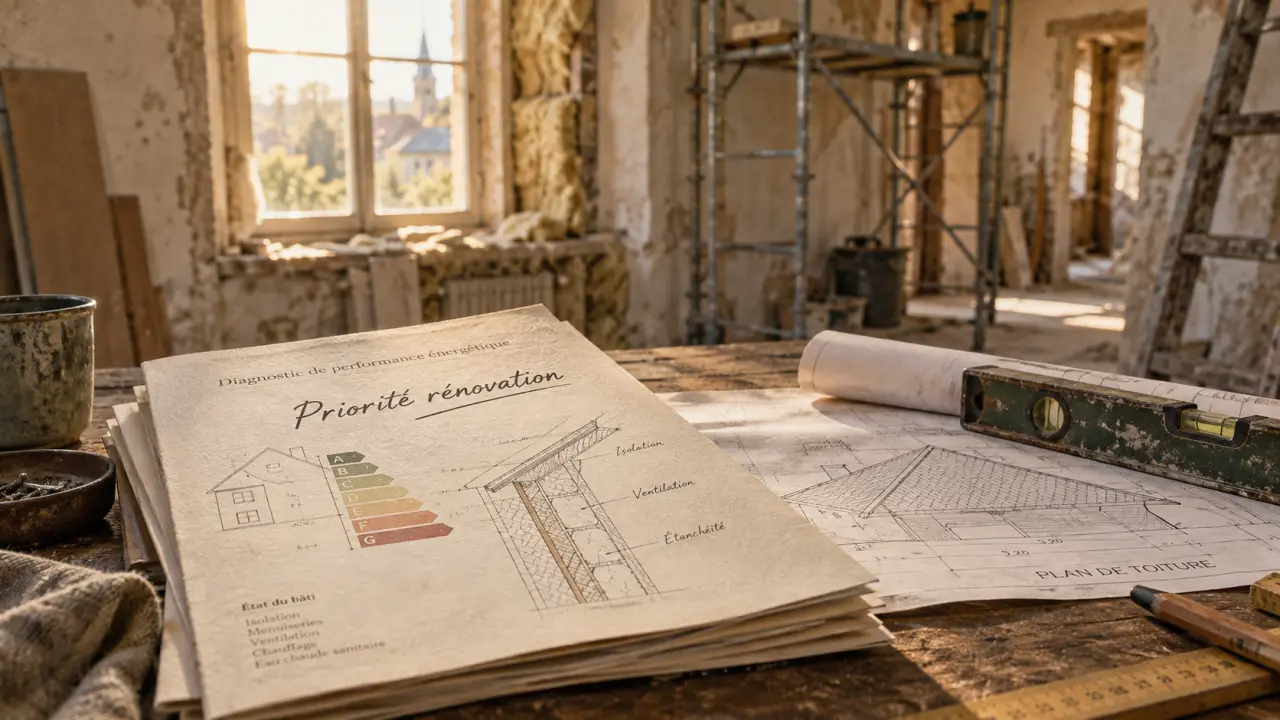 Renover maison ancienne : dossier diagnostic et schémas travaux