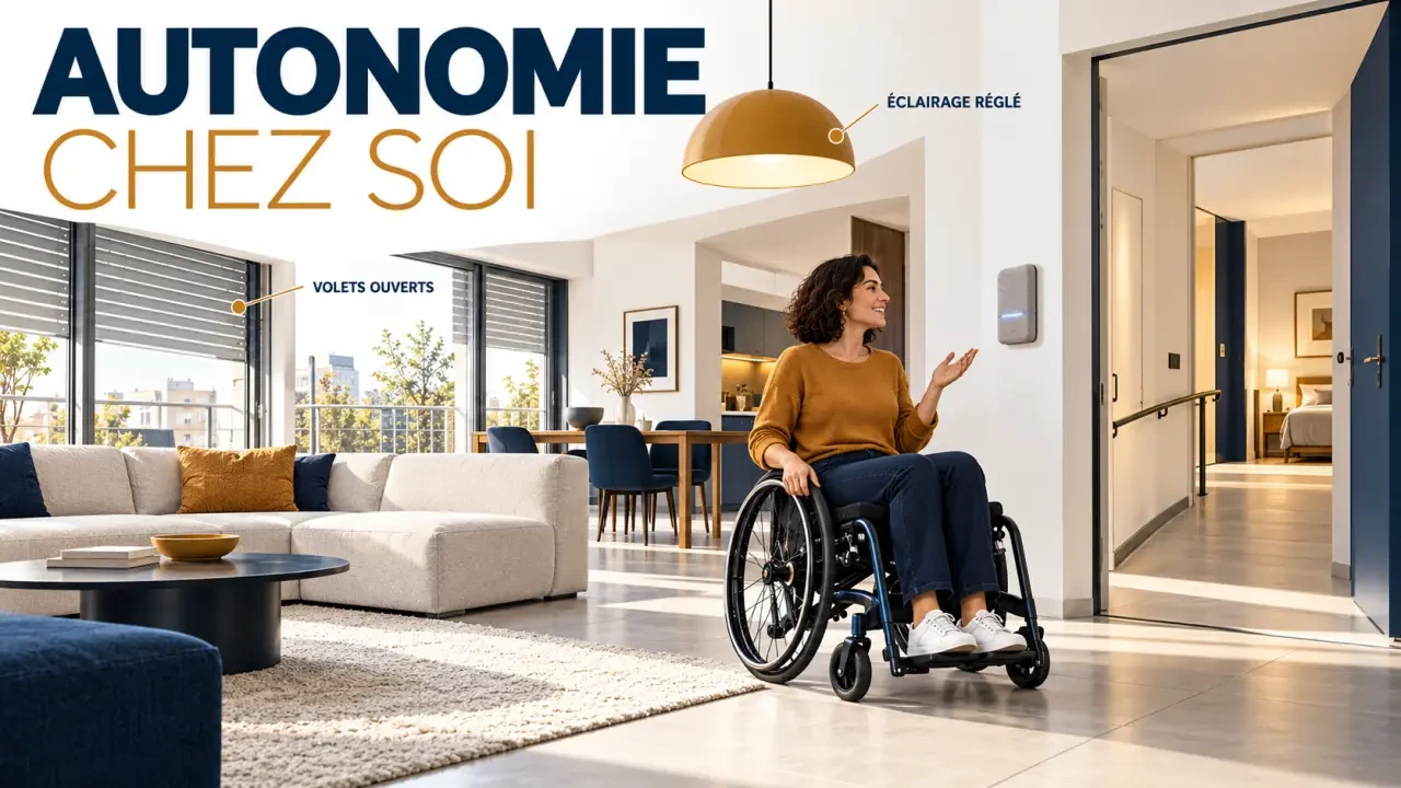 Commande vocale pour améliorer le confort et la domotique d’une personne à mobilité réduite